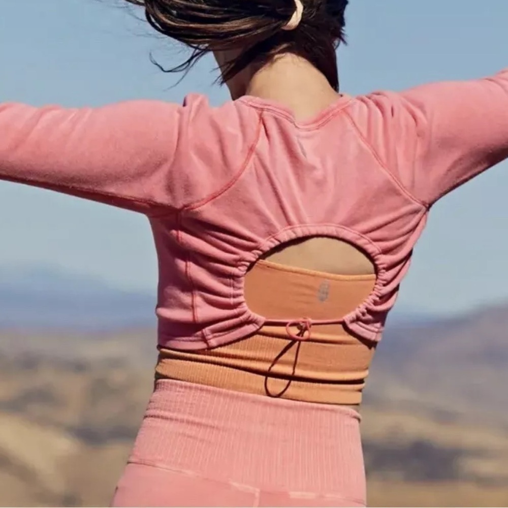 FP Movement by Free People Pink and Orange Top